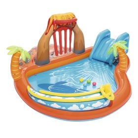 104 in. x 104 in. x 41 in. Lava Lagoon Play Center