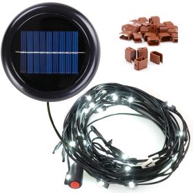 40 LEDs Solar String Light Cool White For 8 9 8rib WD Umb