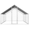 Outdoor Chicken Cage 9'x13.1'x6.3' Galvanized Steel