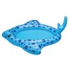 Blue Stingray Inflatable Spray Kids Splash Pool, Age 2 & up