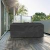 210D Waterproof Outdoor Furniture Cover Windproof Dustproof Patio Furniture Protector Oxford Cloth Garden L Size