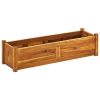 Garden Raised Bed Acacia Wood 39.4"x11.8"x9.8