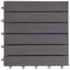 Decking Tiles 30 pcs Gray Wash 11.8"x11.8" Solid Acacia Wood