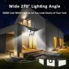 2 Pack 210 LED Solar Outdoor Lights 3 Heads Solar Lights IP65 Waterproof Solar Motion Sensor Lights With Remote Control