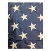 3x5 FT 210D Polyester American Flag;  Embroidered Stars;  Sewn Stripes;  Brass Grommets US Flag Outdoor USA Flags