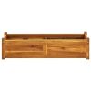 Garden Raised Bed Acacia Wood 39.4"x11.8"x9.8