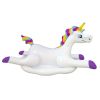 Cloud Rider Rainbow Unicorn Inflatable Ride-On Pool Float