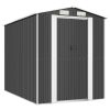 Garden Shed Anthracite 75.6"x107.9"x87.8" Galvanized Steel