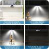 2 Pack Solar Lights Outdoor 128 LED 800LM Cordless LED Solar Motion Sensor Lights IP65 Waterproof Security LED Flood Light (only pick up)