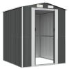 Garden Shed Anthracite 75.6"x75.2"x87.8" Galvanized Steel