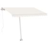 Freestanding Automatic Awning 118.1"x98.4" Cream