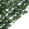 Free shipping Products Outdoor Garden 2pcs 100*300cm  Artificial Faux Ivy Hedge Leaf and Vine Privacy Fence Wall Screen(952 Leaves) - Green  YJ