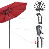 9FT AL Umbrella Patio Umbrella features UV50+ protection to block 98% UV ray