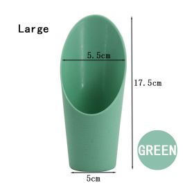 Plastic Bucket Shovel Barrel Shovel Succulent Planting Soil Shovel (Option: Large Nordic Green)