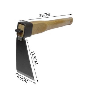 Short Wooden Handle Steel Carbon Garden Tool (Option: 2style)