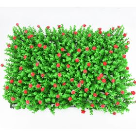 40Cm X 60Cm Artificial Lawn Wall, Decorative Fake Grass, Home Exterior Decoration (Option: Safflower eucalyptus)