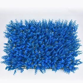 40Cm X 60Cm Artificial Lawn Wall, Decorative Fake Grass, Home Exterior Decoration (Option: Blue eucalyptus)