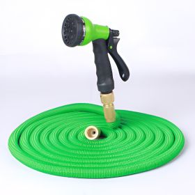 Multifunctional 3 Times Retractable Garden Hose High Pressure Car Wash Set (Option: 75FT-Asian Standard)