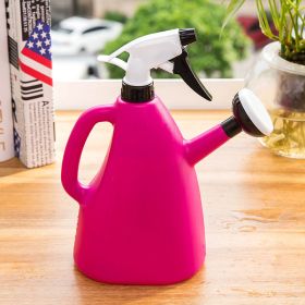 Hand Pressure Dual Purpose Large Watering Can (Option: Red-one size)