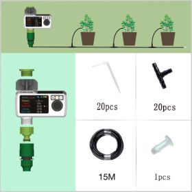 Garden Balcony Automatic Watering Device Timing Intelligent Drip Irrigation Controller (Option: D)