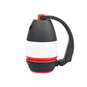 3 in 1 Multi-function Outdoor Portable  Light Usb Rechargeable Strong Light Camping Light Foldable Camping Light (Color: Red)