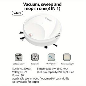 Sweeping Robot Cleaner Automatic Household Lazy Person Intelligent USB Charging Vacuum Cleaner (Items: Style.4)