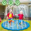 100/170 CM Children Pet Water Mat Summer Beach Inflatable Water Spray Pad Lawn Swimming Pool Mat Pet Sprinkler Outdoor Game Toy