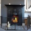 Metal Baby Playpen Fireplace Safety Fence;  Extra Wide Barrier Gate for Indoor Baby/Pet /Christmas Tree XH